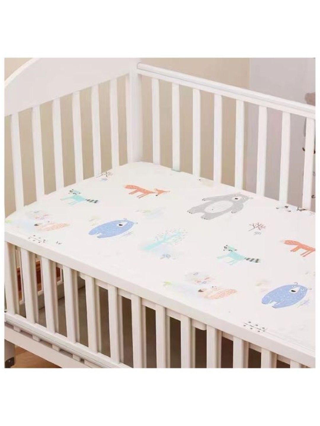Crib Sheet | Mallard Flight Tan main image 1